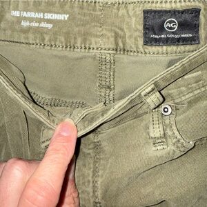 Adriano Goldschmeid size 28 olive pants